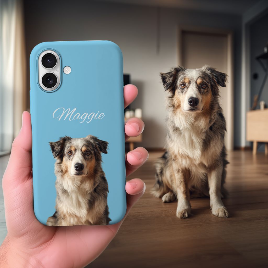 Custom Pet Face iPhone 16 Series Cases