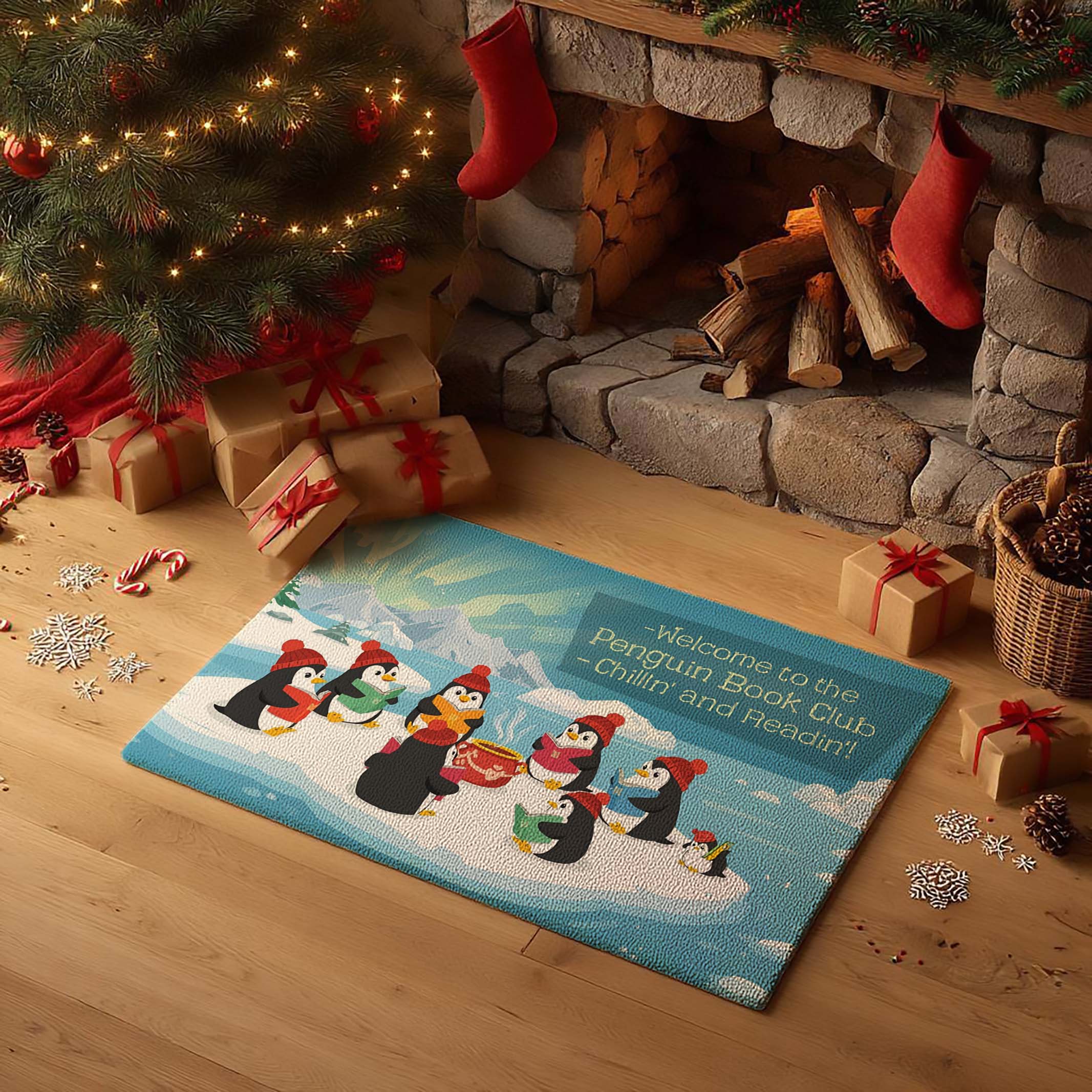 Penguin Book Club Doormat - DMRC003