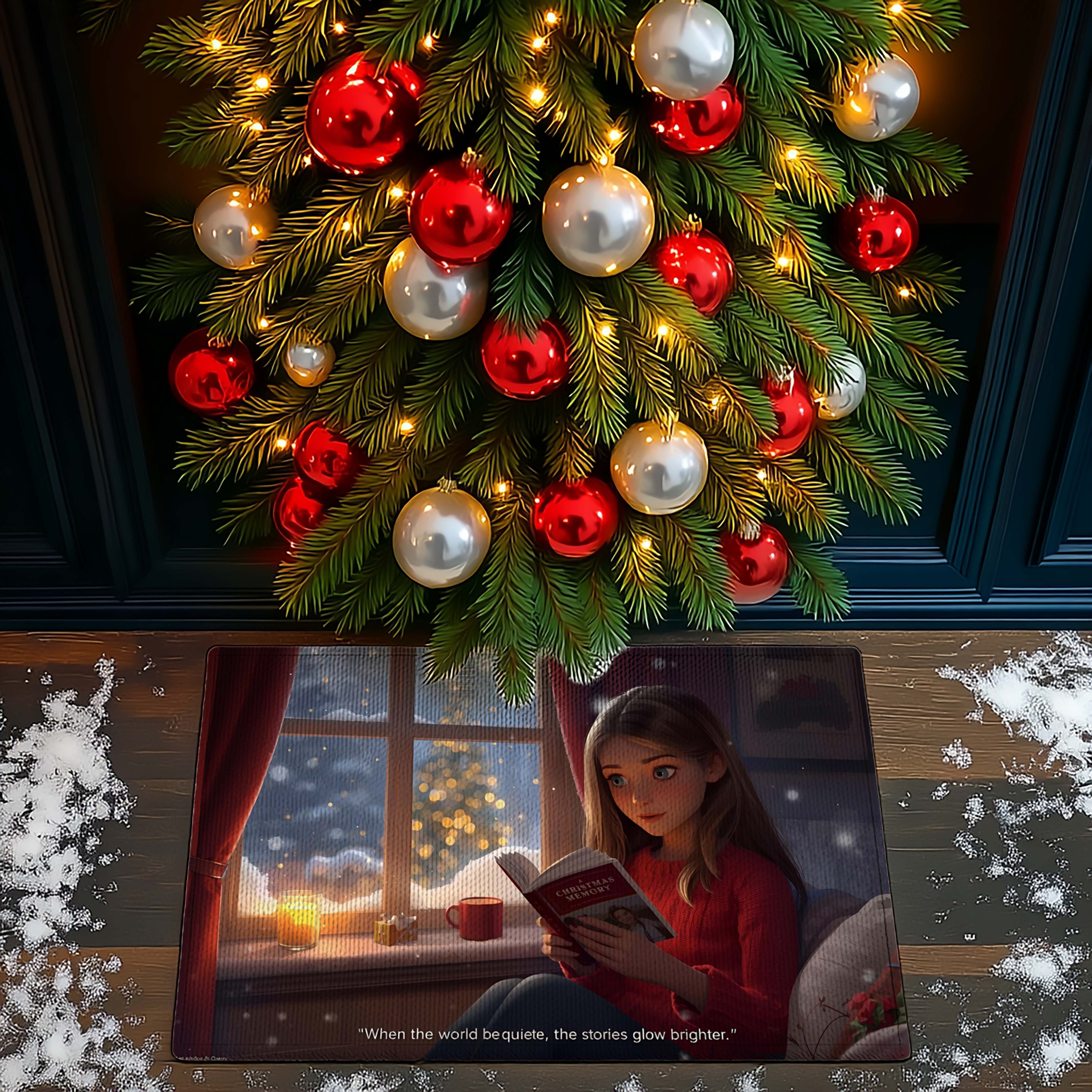 Stories Glow Brighter Welcome Mat - DMRC003