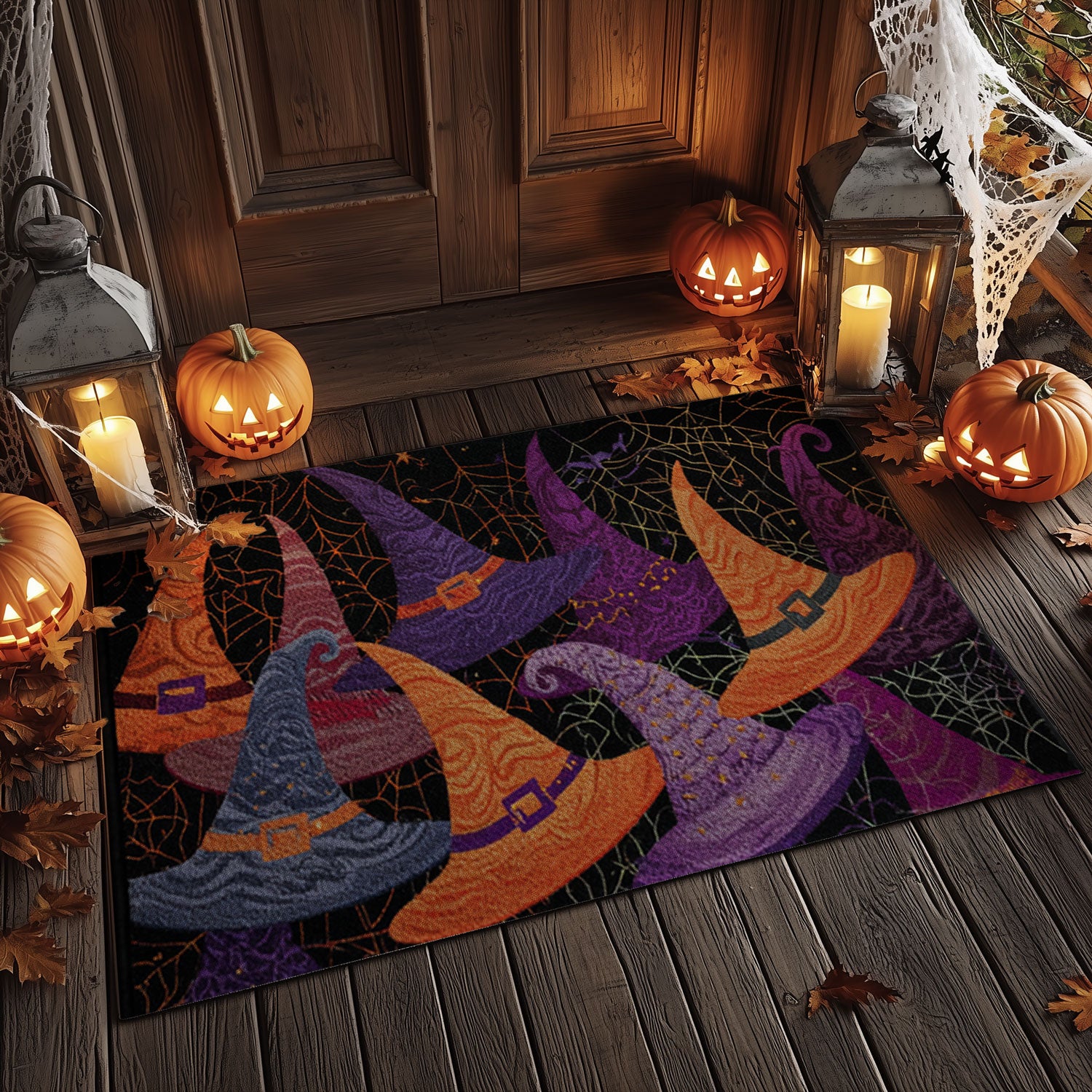 Coven of Witches Hats Doormat