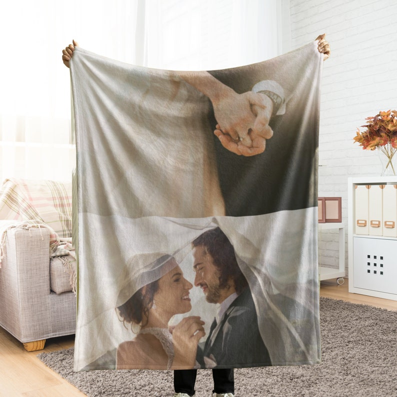 Custom Pet Blanket with Your Pet's Photo