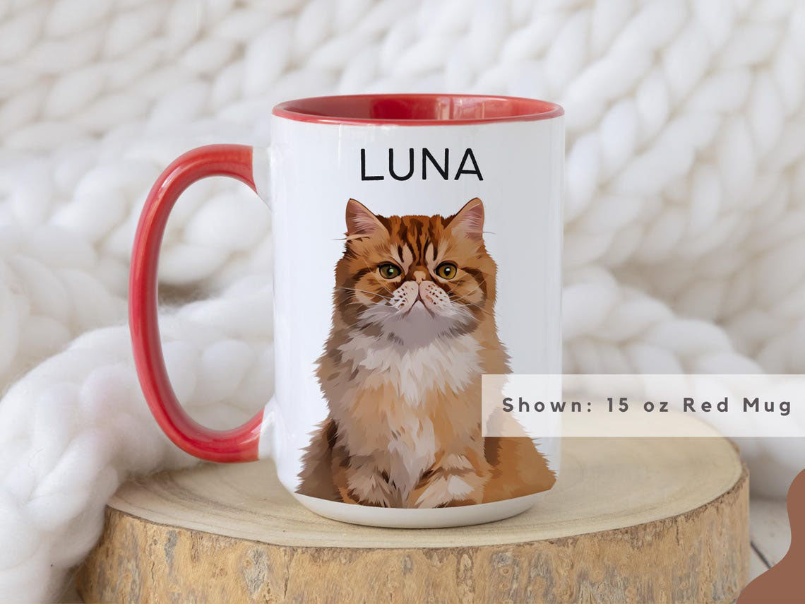 Custom Pet Mug with Your Pet’s Photo