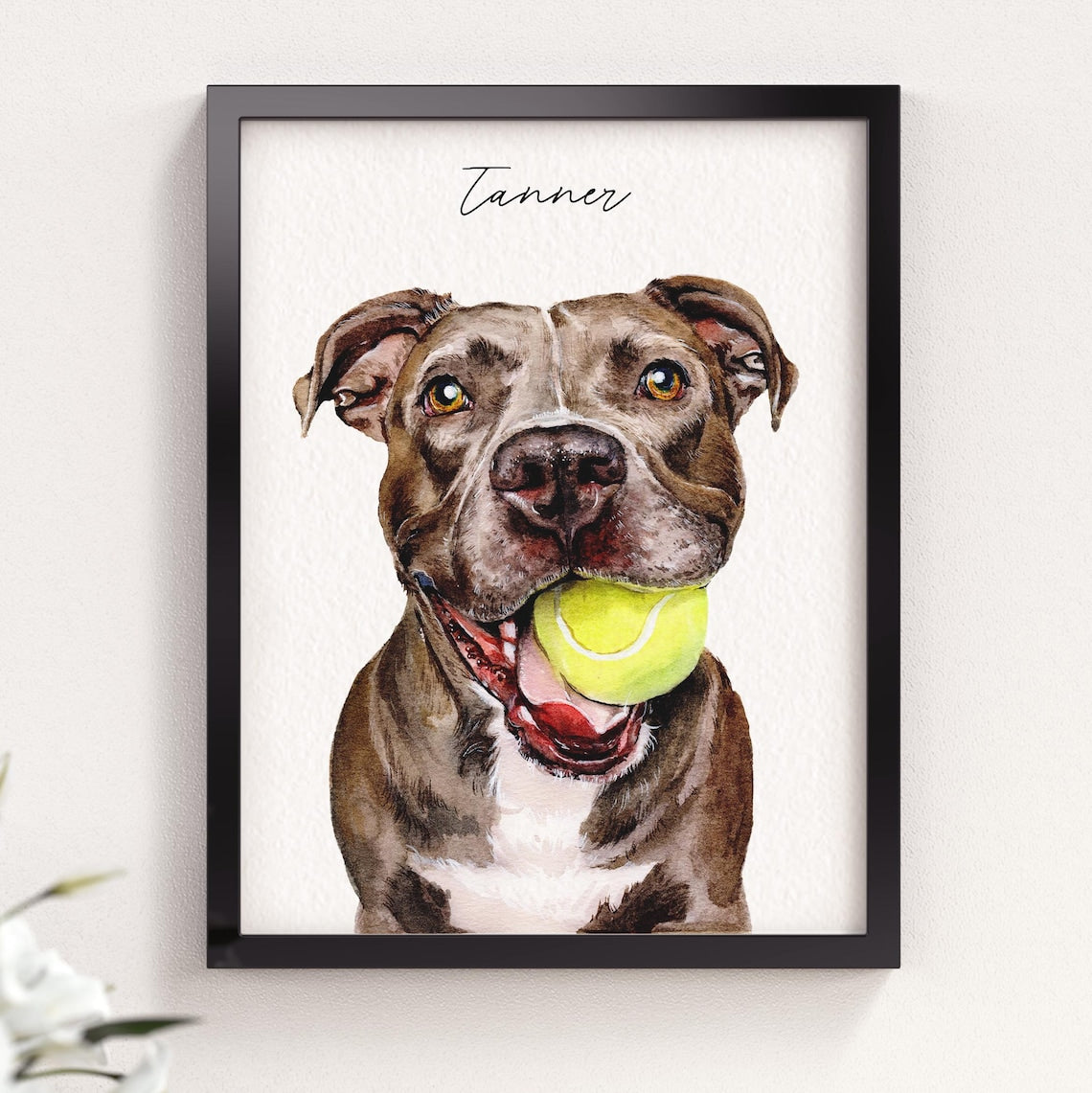 Custom Pet Portrait From Photo