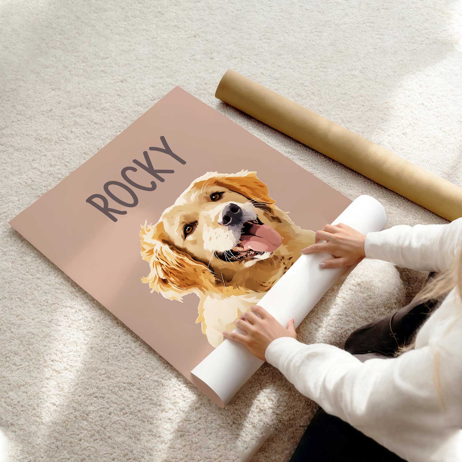Custom Pet Portrait From Photo