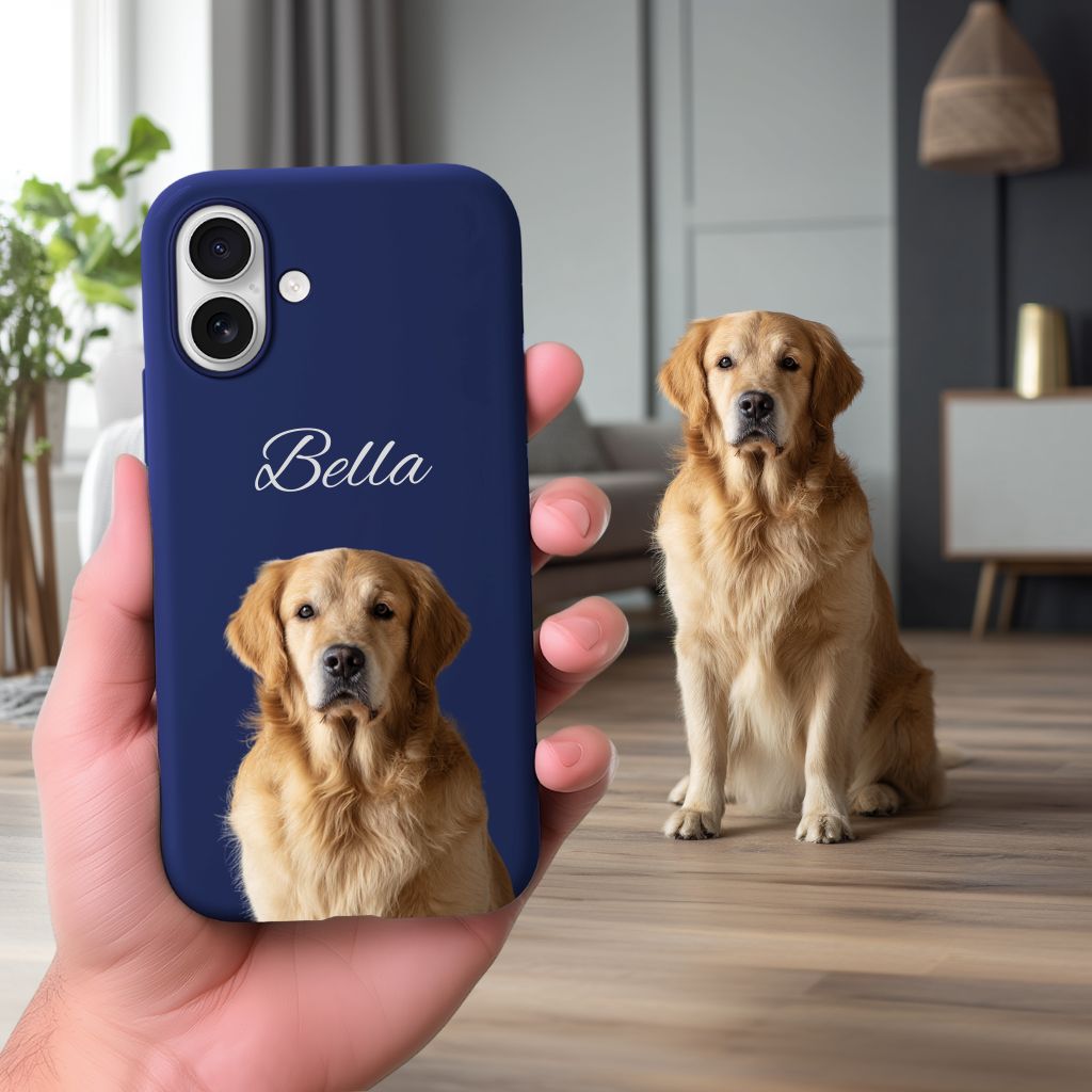 Custom Pet Face iPhone 16 Series Cases
