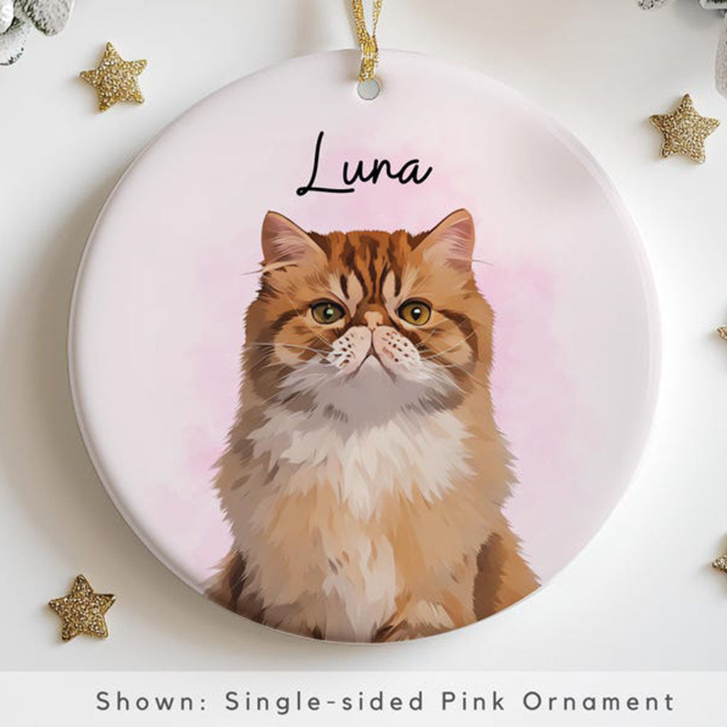 Personalized Pet Ornament Using Pet's Photo