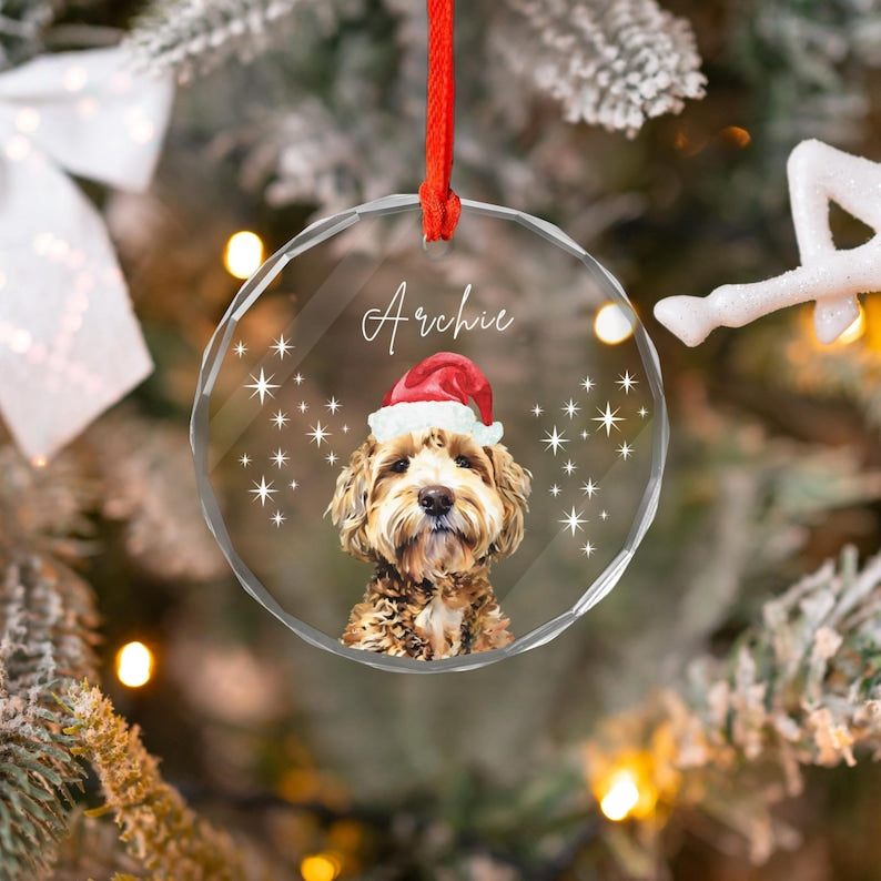 Personalized Pet Ornament Using Pet's Photo