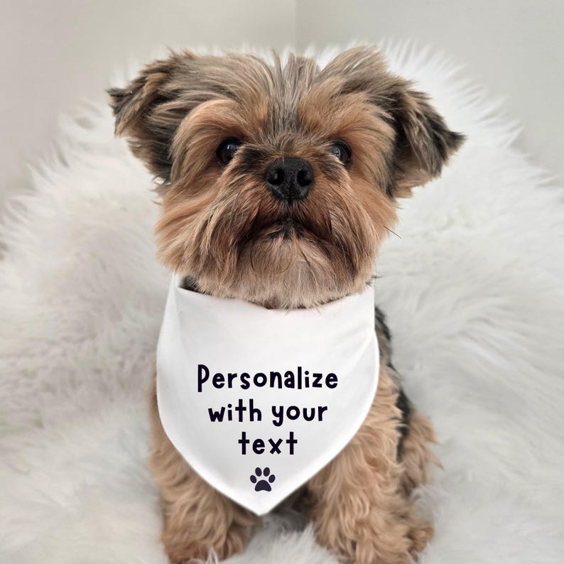 Personalized Dog Bandana