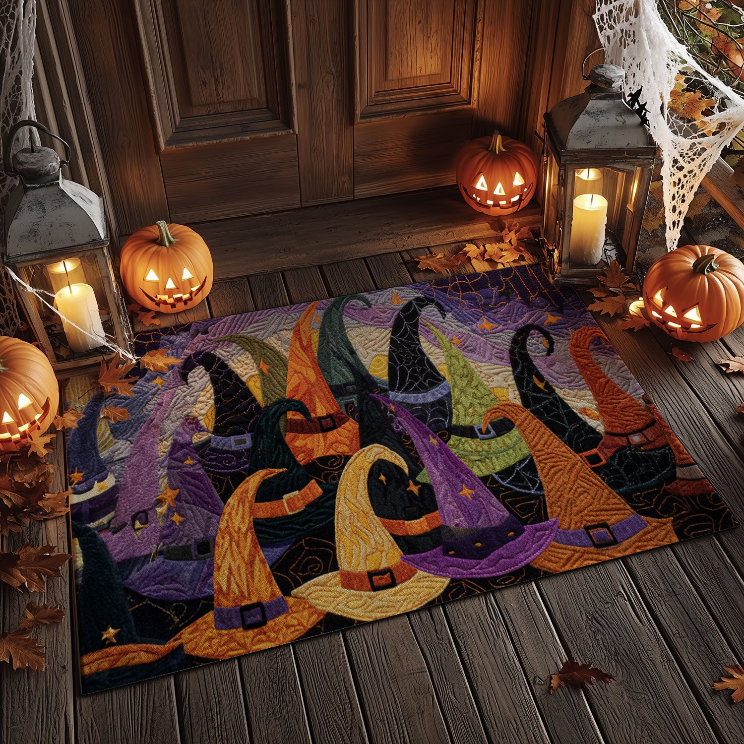 Spellbound Witch Hat Doormat