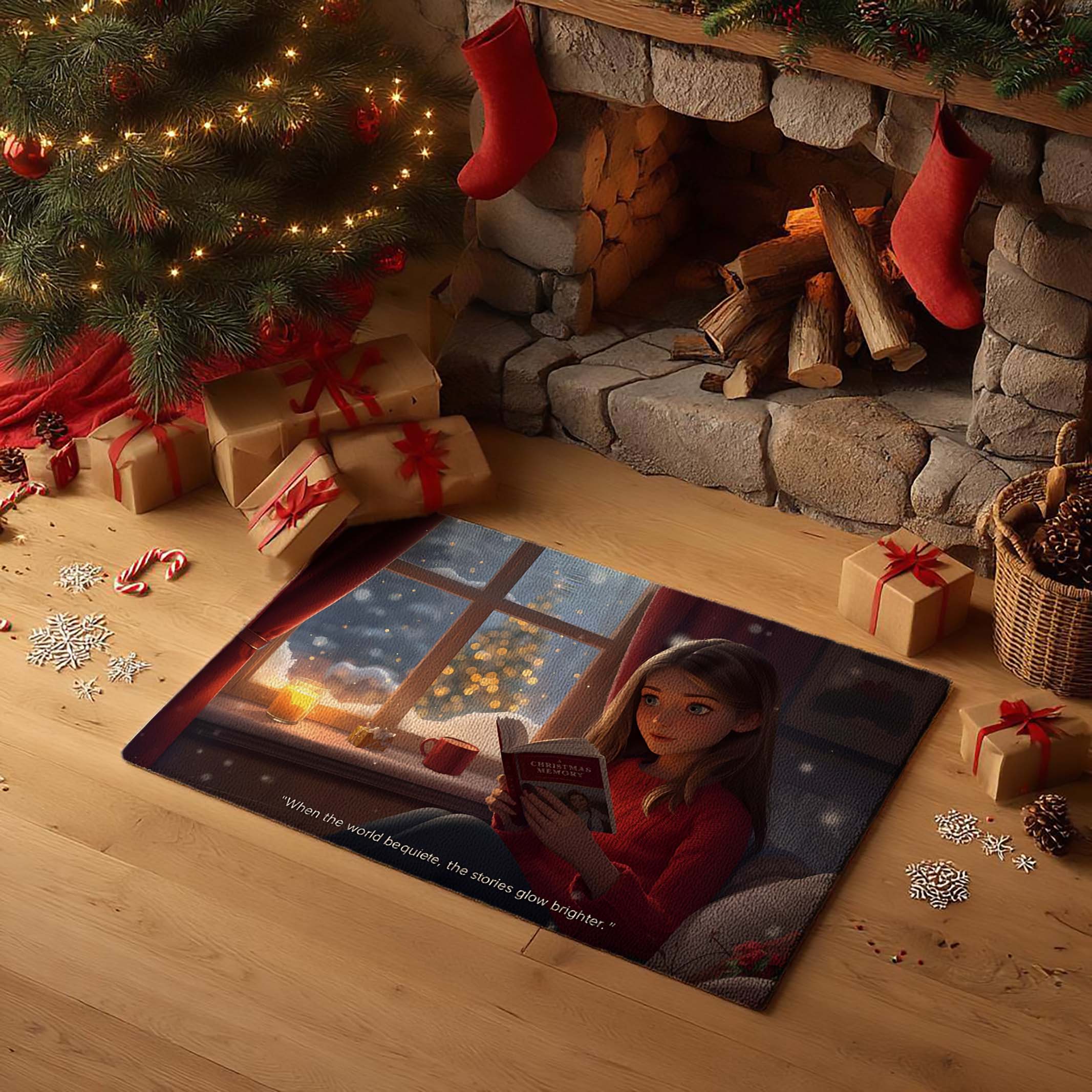 Stories Glow Brighter Welcome Mat - DMRC003