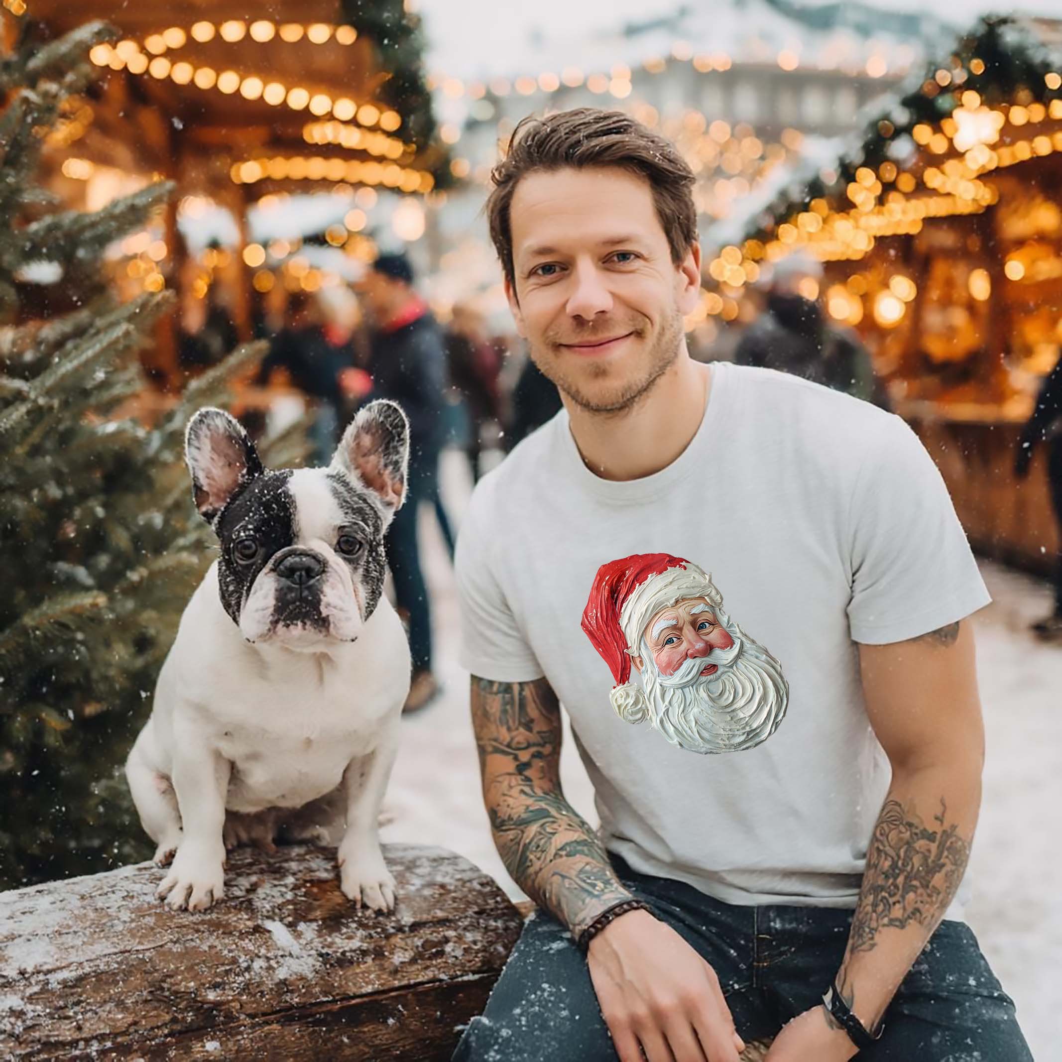 The Creamy Claus T-Shirt | Funny Christmas Santa Tee