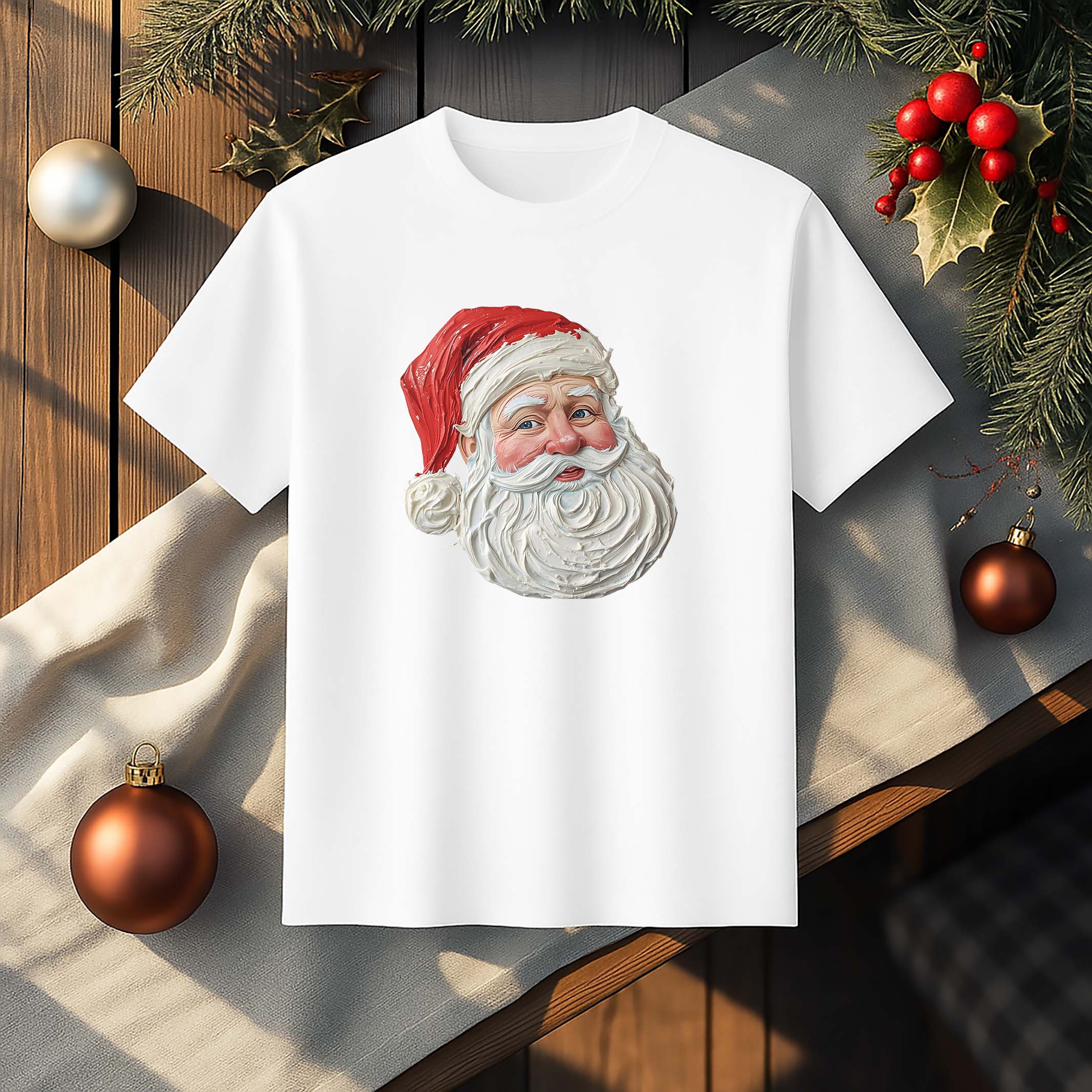 The Creamy Claus T-Shirt | Funny Christmas Santa Tee
