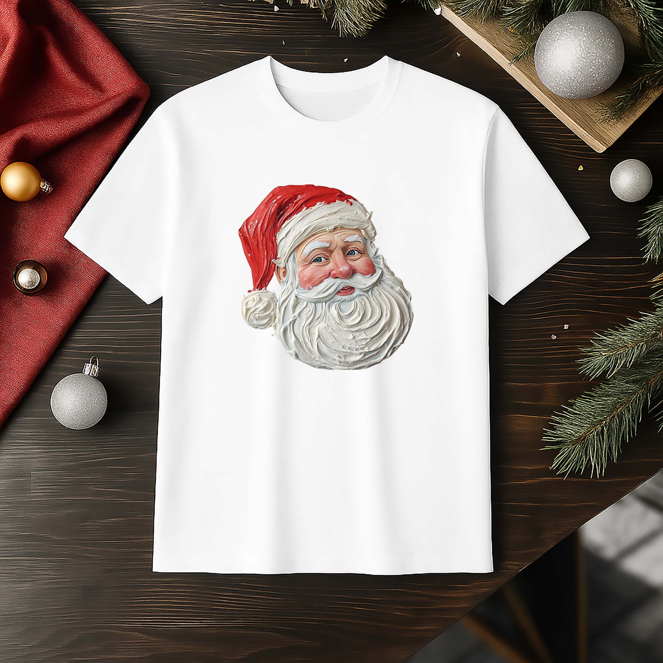 The Creamy Claus T-Shirt | Funny Christmas Santa Tee