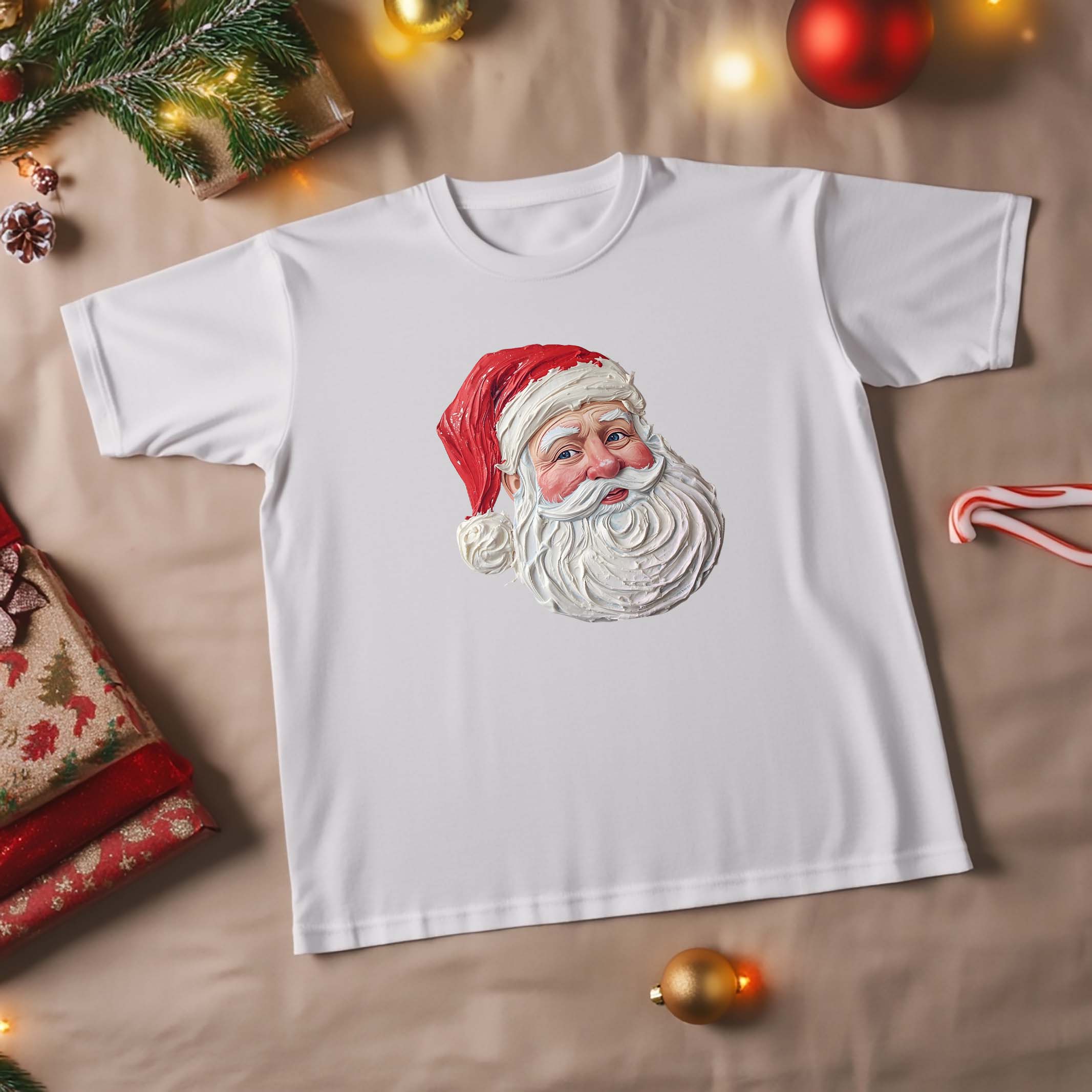The Creamy Claus T-Shirt | Funny Christmas Santa Tee
