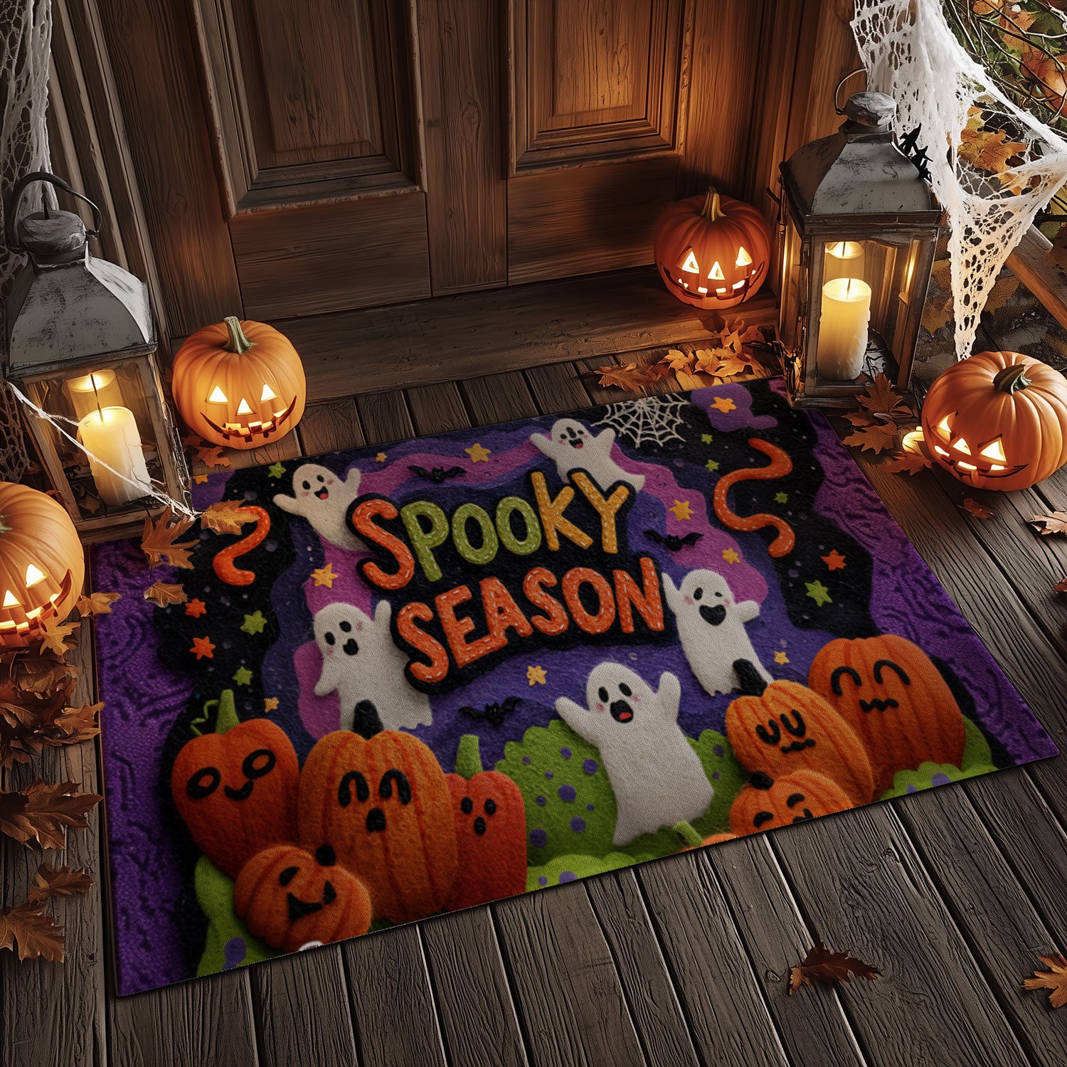 The Cute & Friendly Ghost Crew Mat | Halloween Doormat