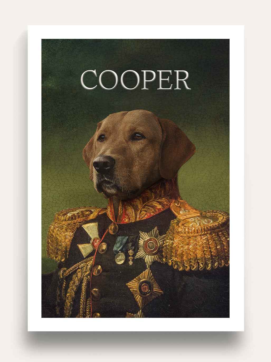 Royal Pet Portrait – Custom Vintage Artwork