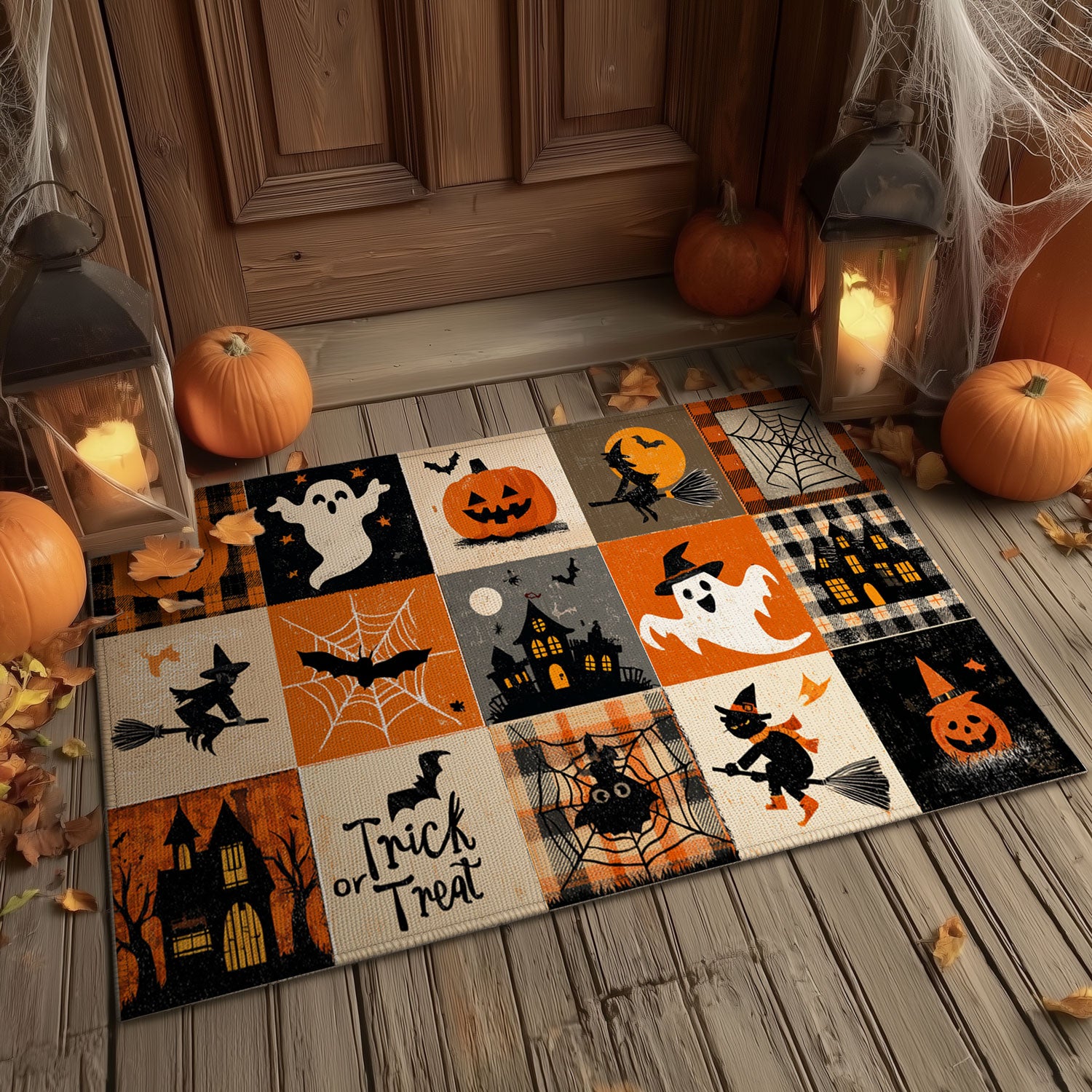 Trick-or-Treat Welcome Mat