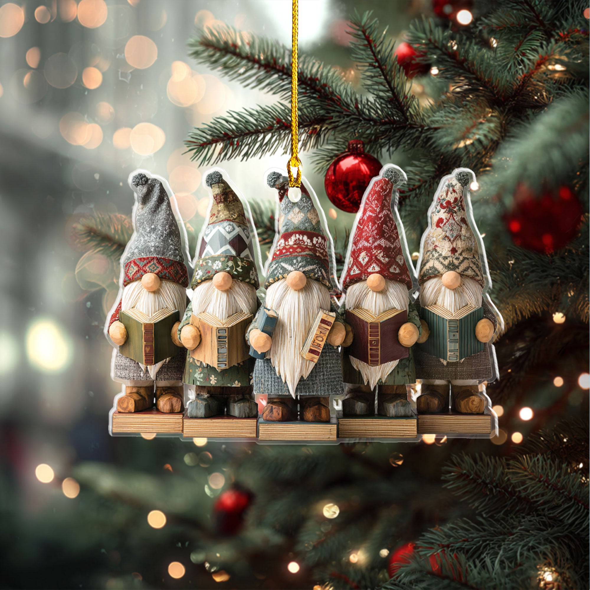 Whimsical Storytelling Gnomes Decor - ORD9C001