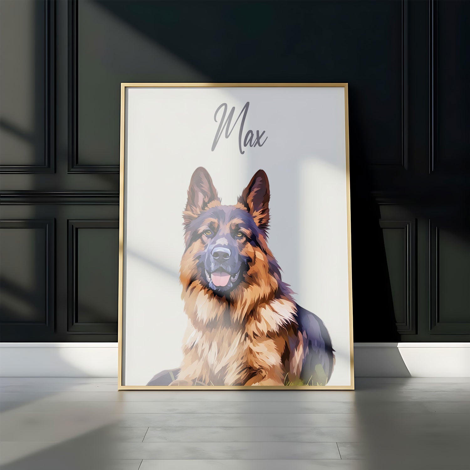 Custom Pet Portrait From Photo
