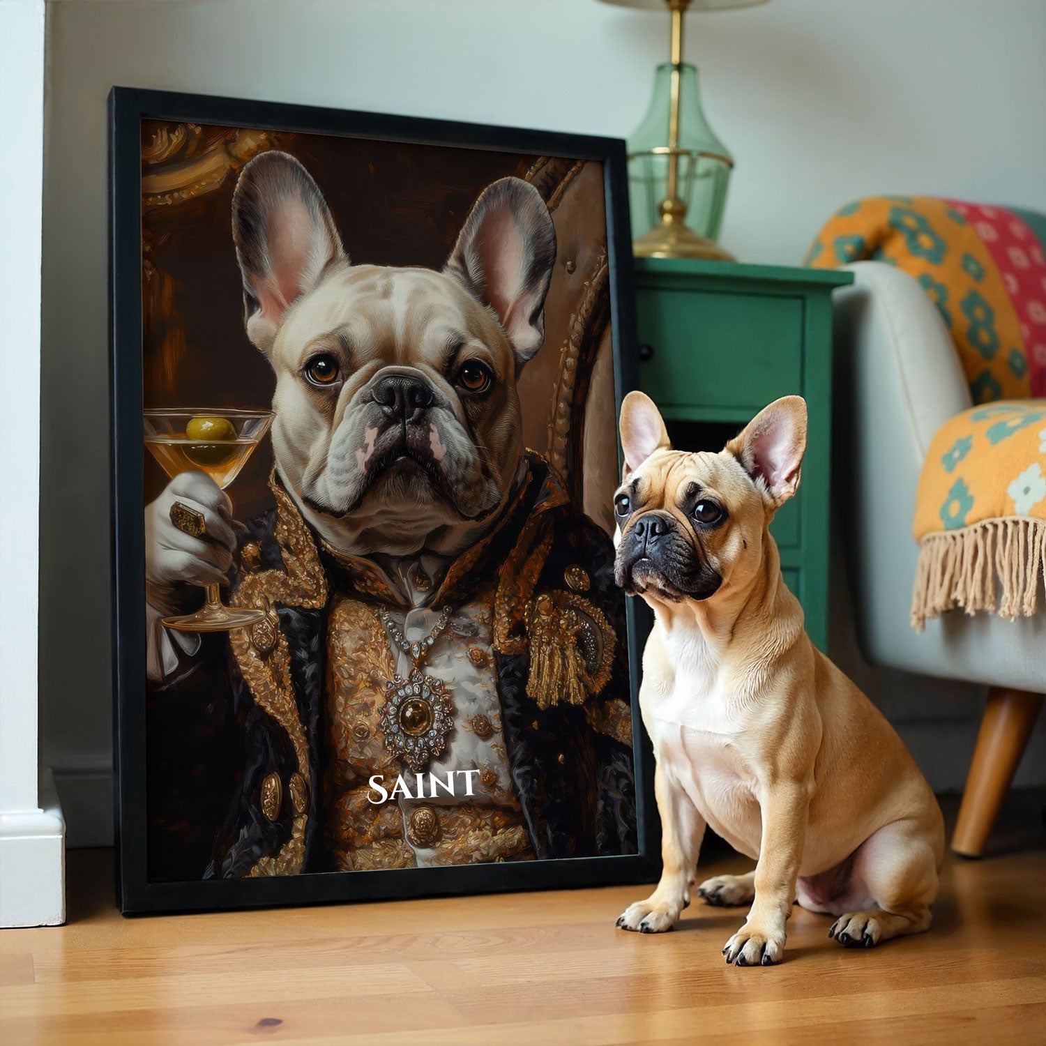 Royal Pet Portrait – Custom Vintage Artwork