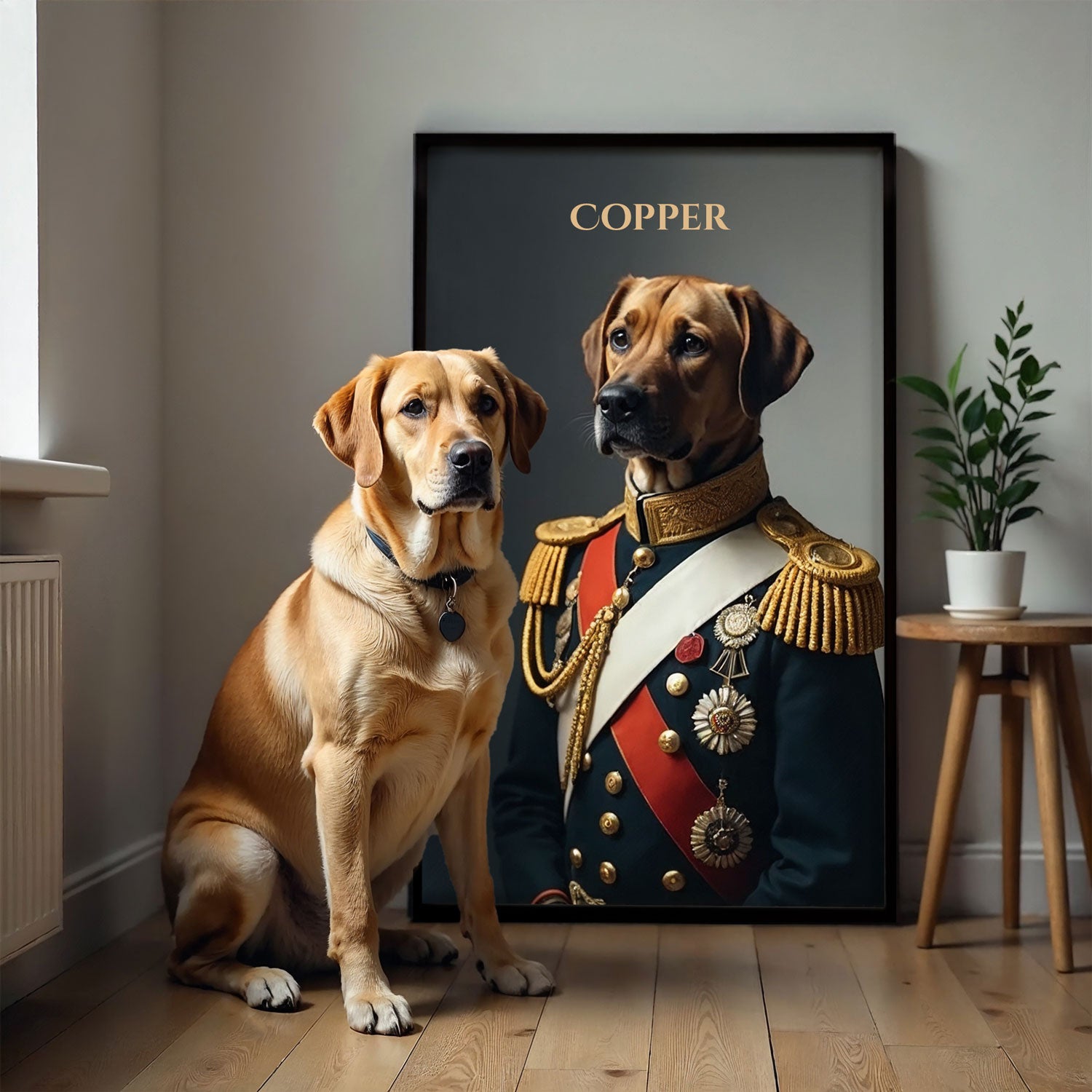 Royal Pet Portrait – Custom Vintage Artwork