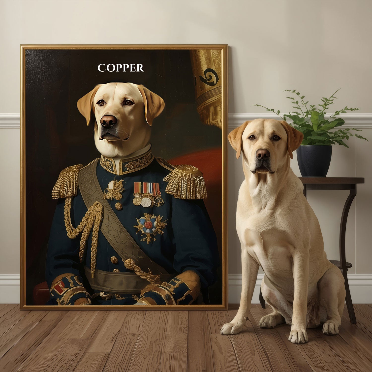 Royal Pet Portrait – Custom Vintage Artwork