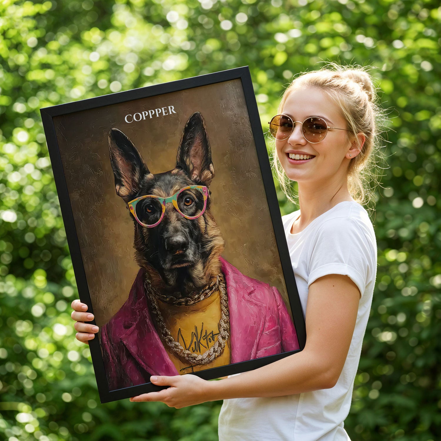 Royal Pet Portrait – Custom Vintage Artwork