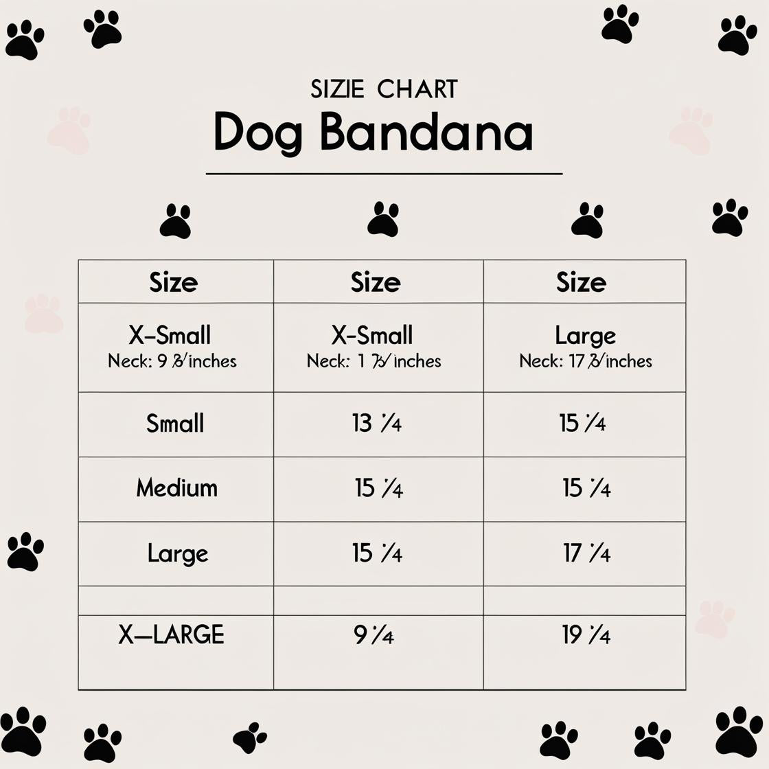 Personalized Dog Bandana