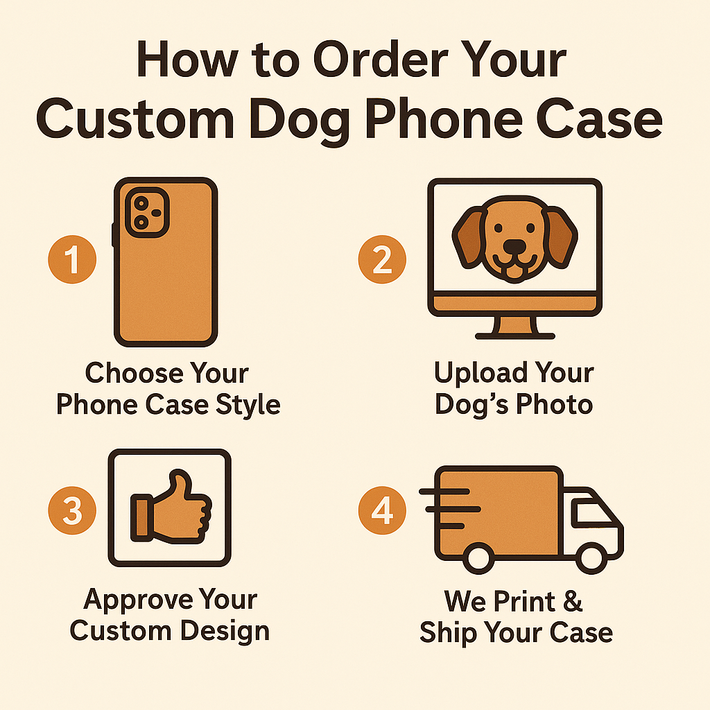 How to Order Your Custom Dog Phone Case in 4 Easy Steps