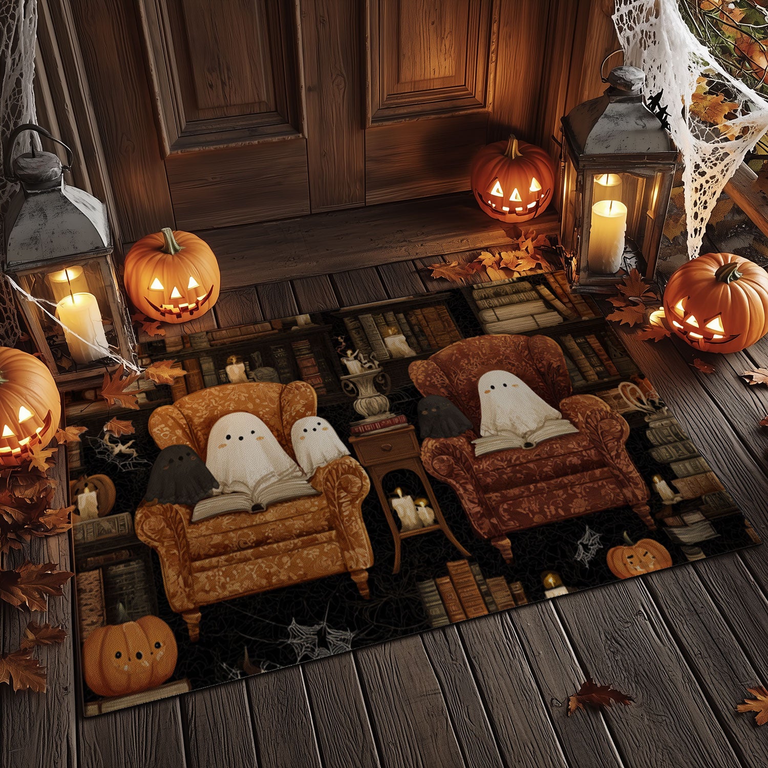 3D Graveyard Spooky Season Doormat