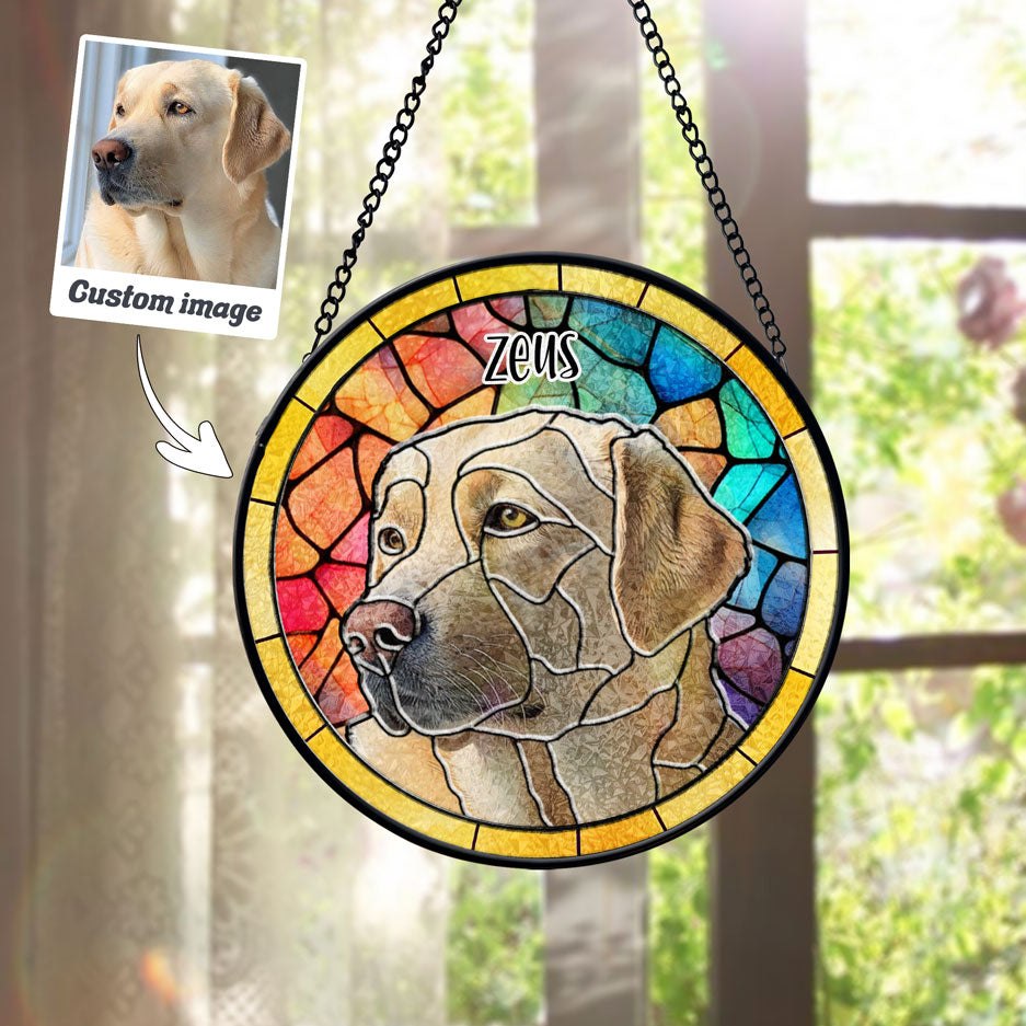 Bilateral Spectrum Pet Portrait Suncatcher - SPETCD1C101