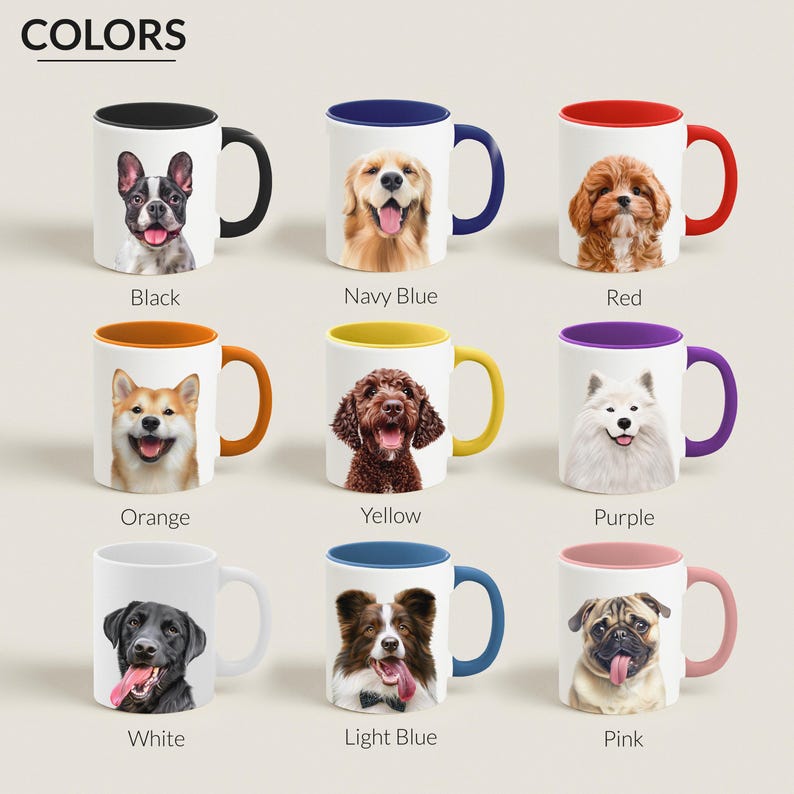 Custom Pet Mug with Your Pet’s Photo