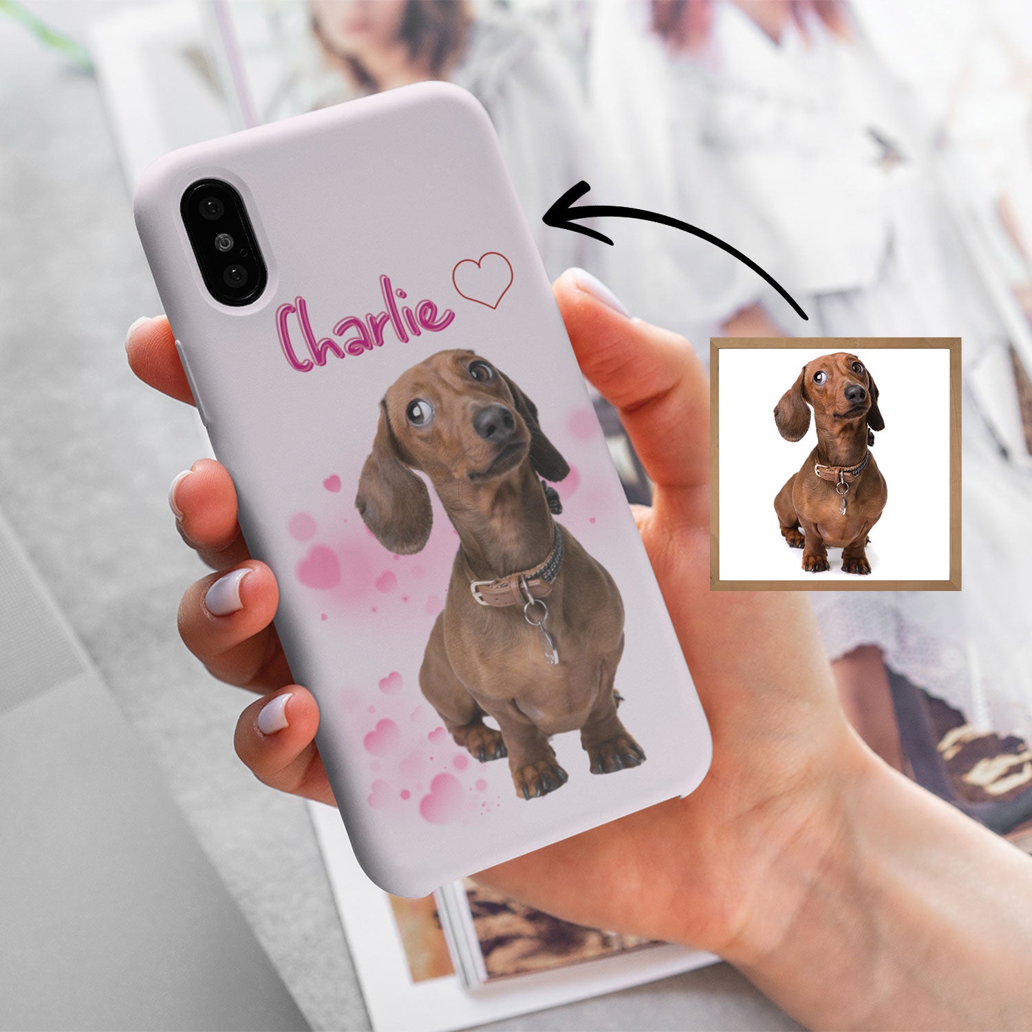 Custom Pet Face iPhone Cases