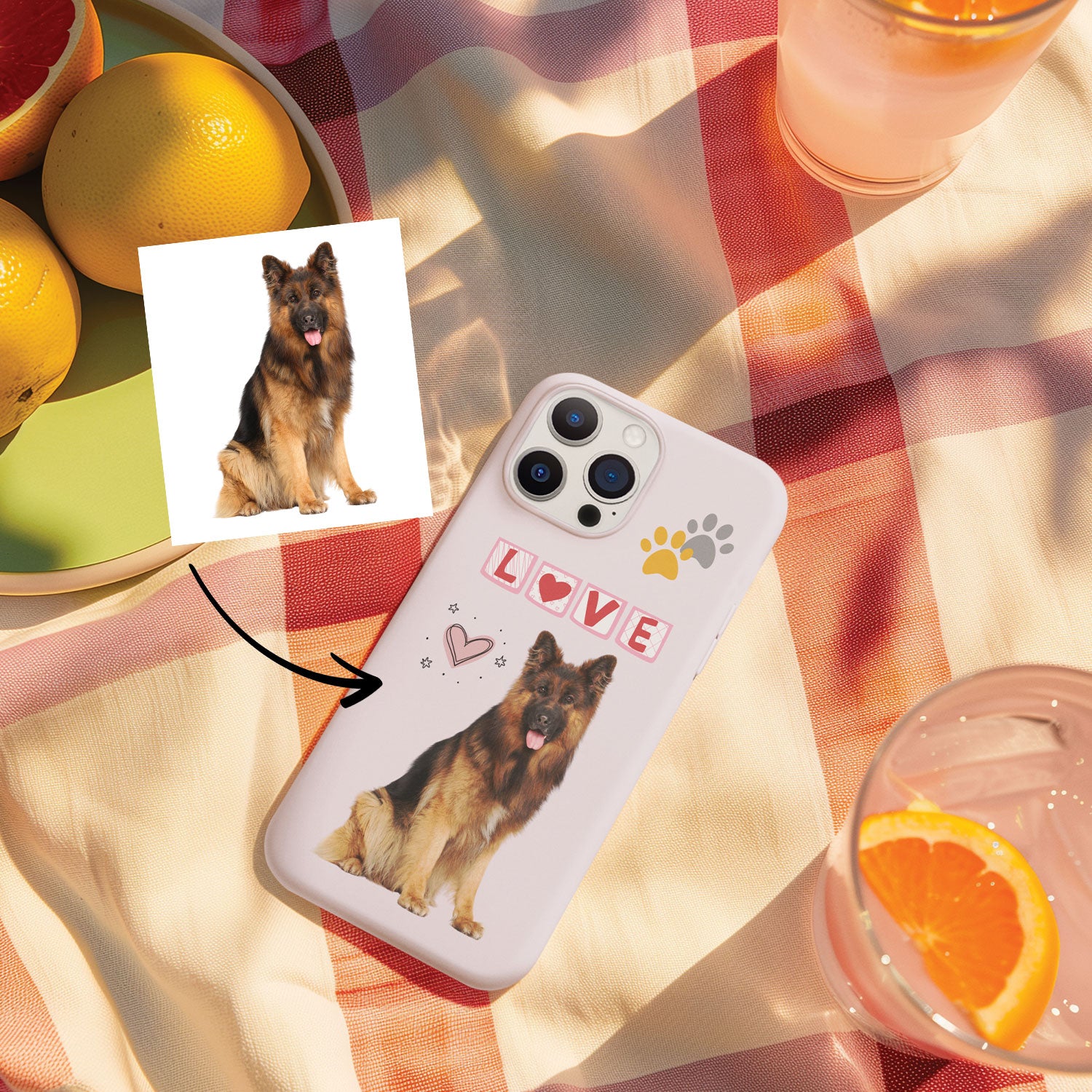 Custom Pet Face iPhone Cases