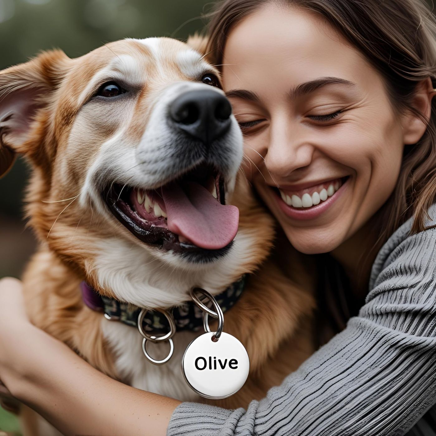 Personalized Pet Tag -  Custom Dog or Cat ID Tag