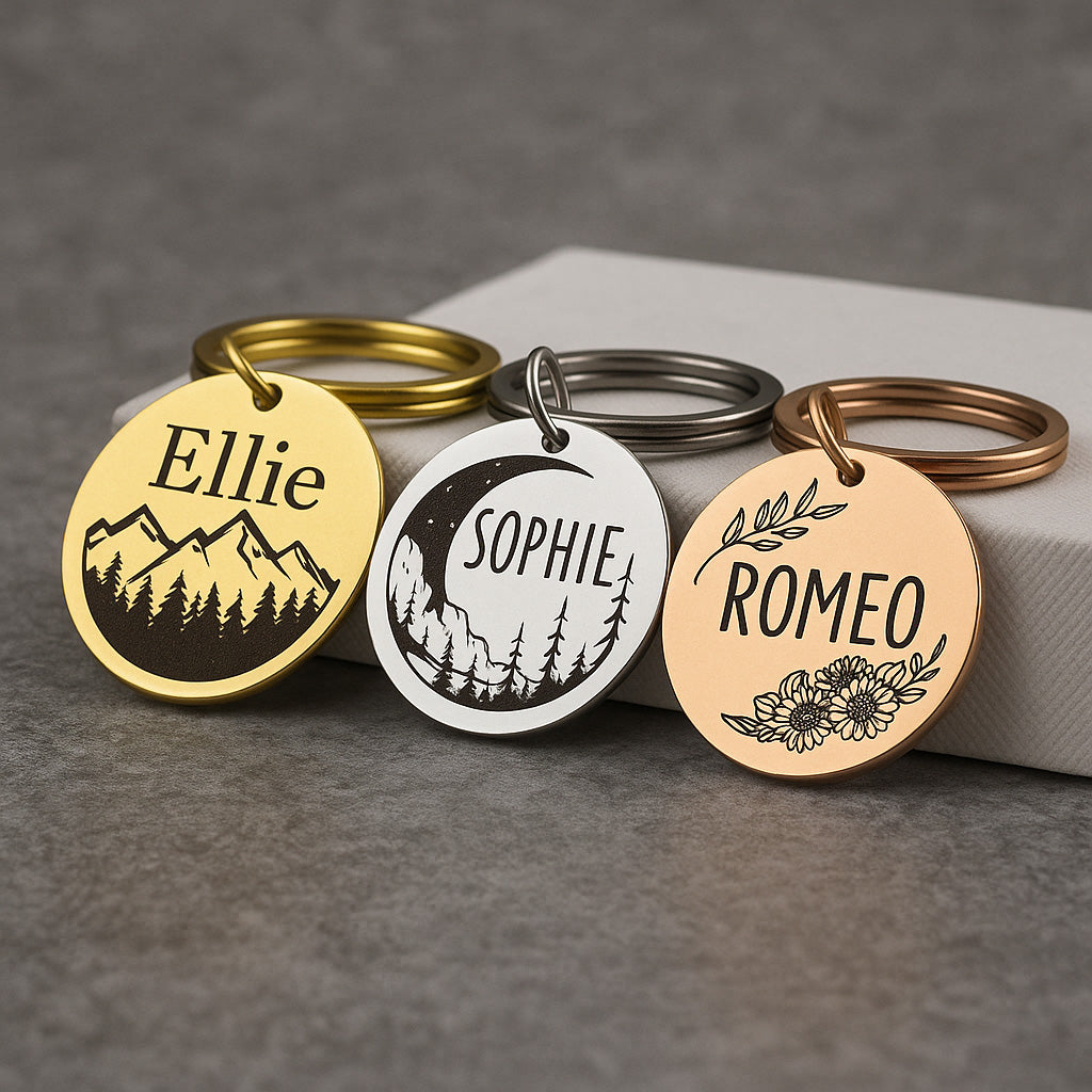 Personalized Pet Tag -  Custom Dog or Cat ID Tag