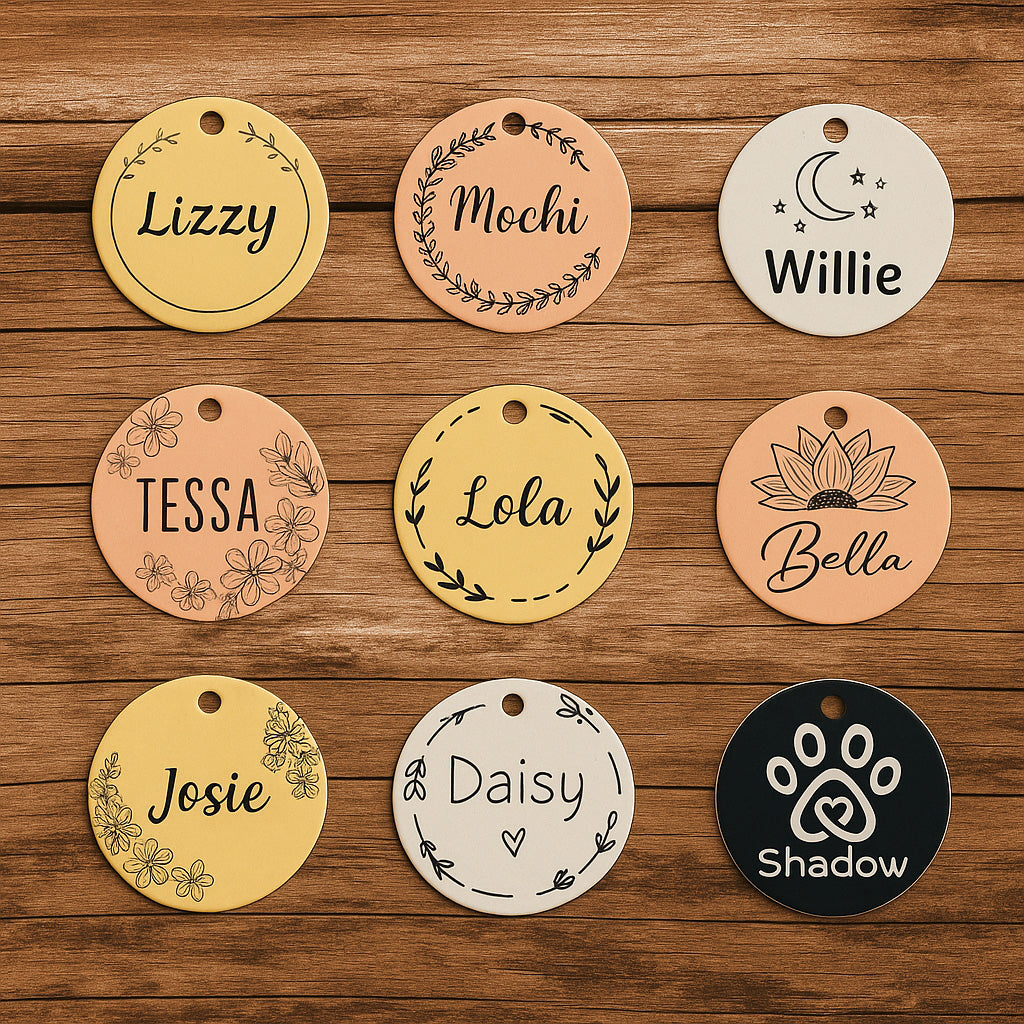 Personalized Pet Tag -  Custom Dog or Cat ID Tag
