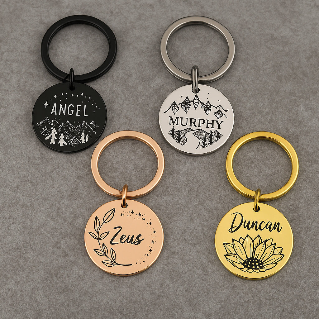 Personalized Pet Tag -  Custom Dog or Cat ID Tag