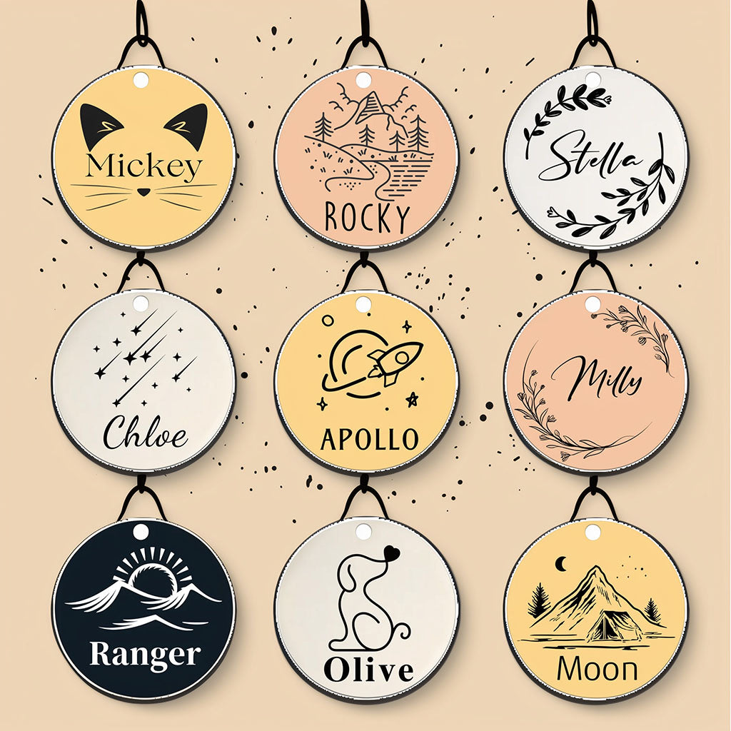 Personalized Pet Tag -  Custom Dog or Cat ID Tag