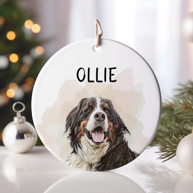 Personalized Pet Ornament Using Pet's Photo