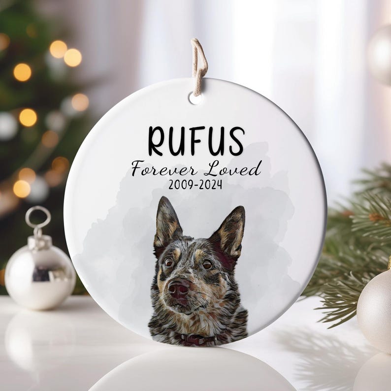 Personalized Pet Ornament Using Pet's Photo