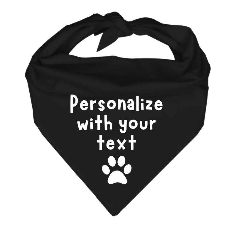 Personalized Dog Bandana