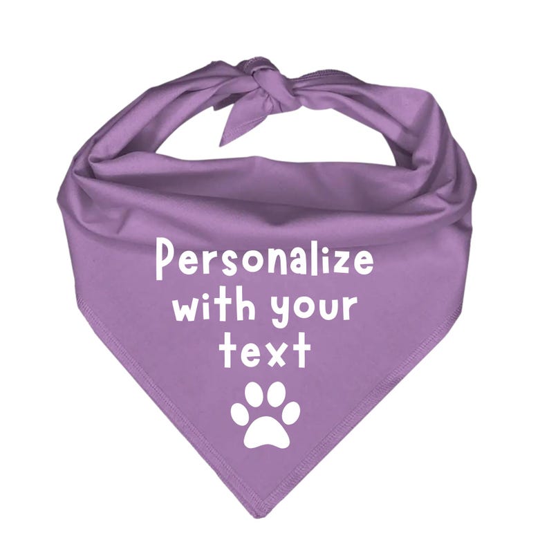 Personalized Dog Bandana