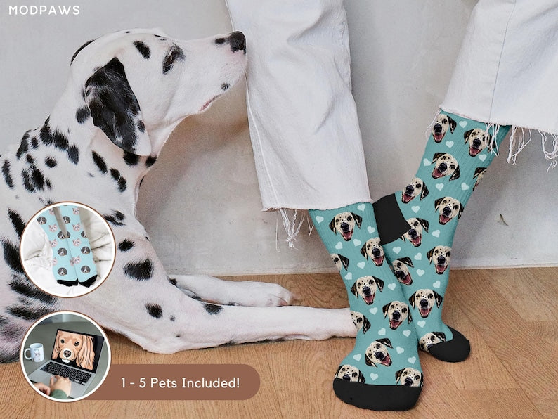 Personalized Pet Photo Socks