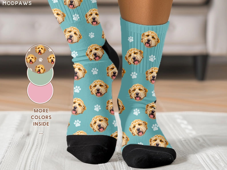 Personalized Pet Photo Socks