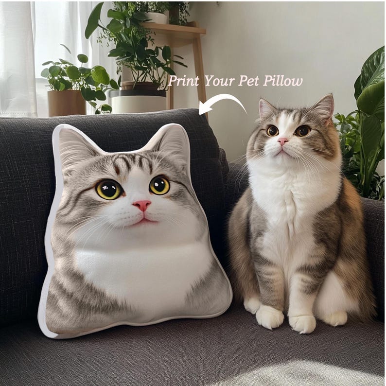 Personalized Pet Shaped Pillow