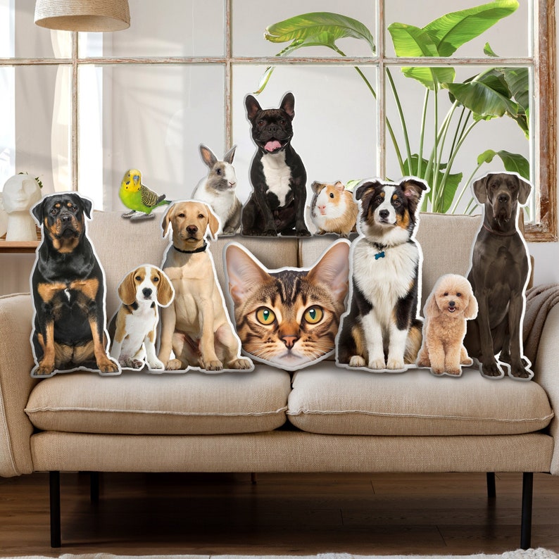 Personalized Pet Shaped Pillow