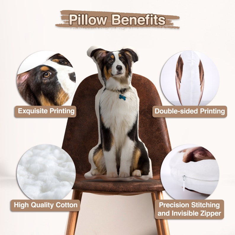 Personalized Pet Shaped Pillow