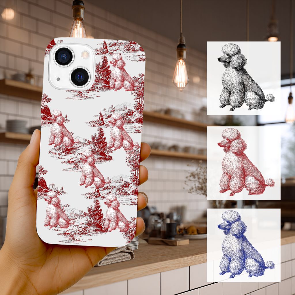 Custom Pet Phone Case Vintage Style