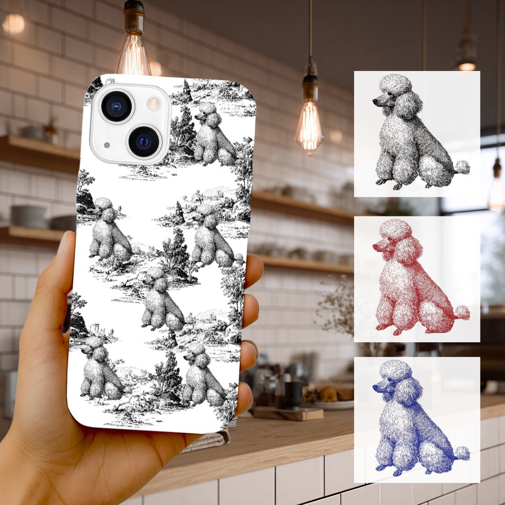 Custom Pet Phone Case Vintage Style